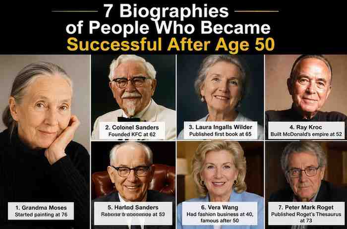 People Who Found Success After 50