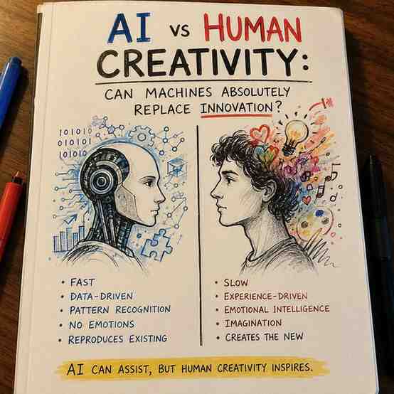 AI vs Human Creativity: Can Machines Replace Innovation?