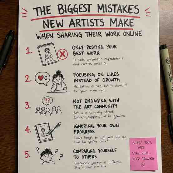 Biggest Mistakes New Artists Make Online